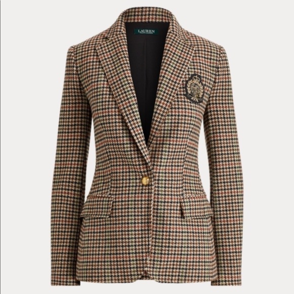 Ralph Lauren Jackets & Blazers - Ralph Lauren Tailored Houndstooth
Blazer size 8
